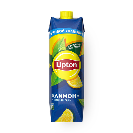 Чай холодный чёрный Lipton лимон