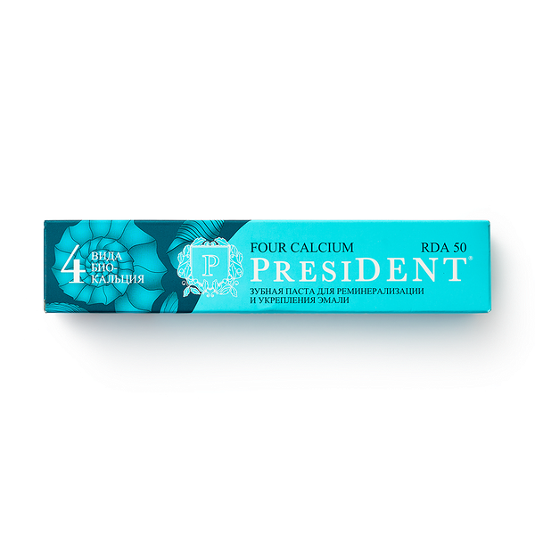 Зубная паста President Four Calcium