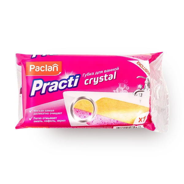 Губка для ванной Paclan Practi Crystal
