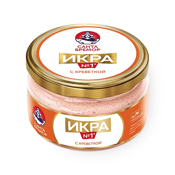 Икра деликатесная с креветкой «Санта Бремор»
