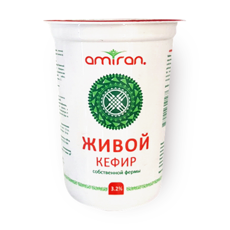 Кефир 3,2% «Амиран» живой