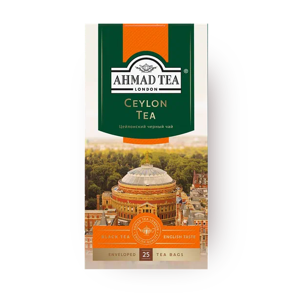 Чай чёрный Ceylon Ahmad Tea в пакетиках