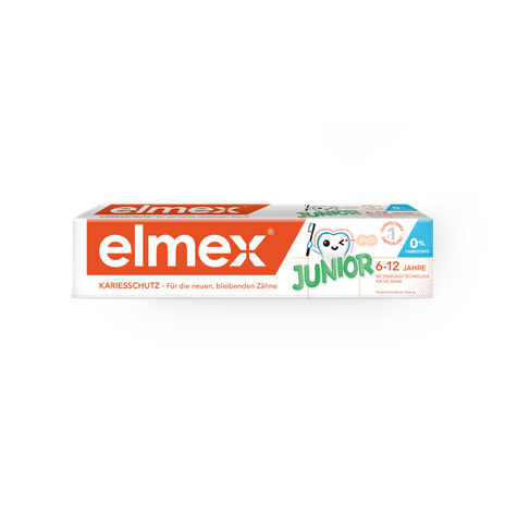 Зубная паста детская Elmex Junior защита от кариеса от 6 до 12 лет
