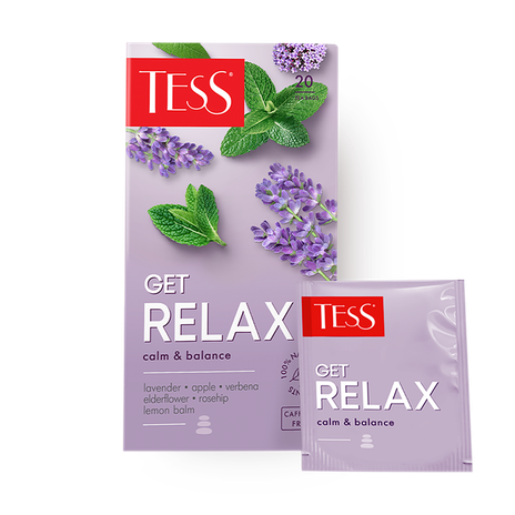 Чай травяной Tess Get Relax Спокойствие и баланс в пакетиках