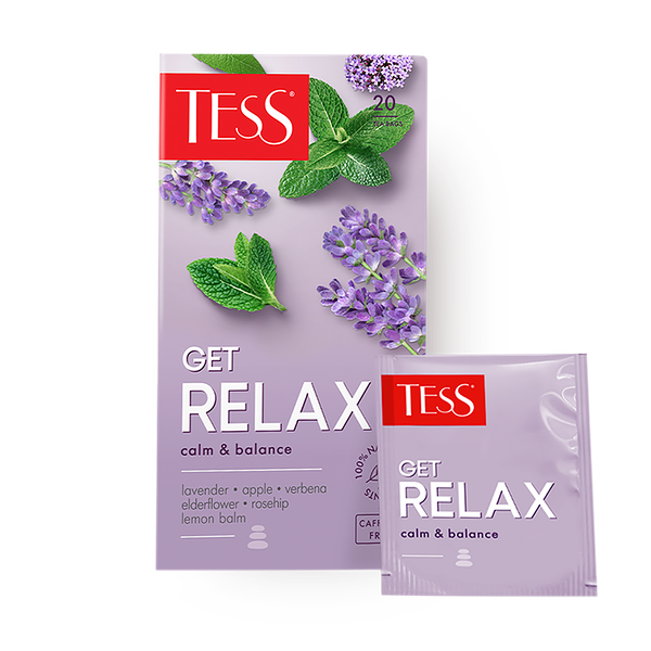 Чай травяной Tess Get Relax Спокойствие и баланс в пакетиках