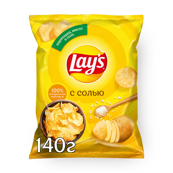 Чипсы Lay's с солью