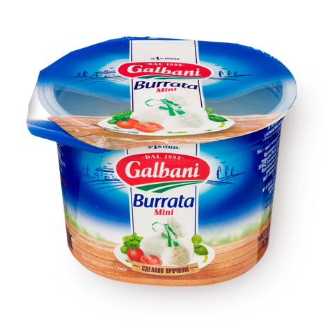 Сыр Буррата Mini Galbani 50%