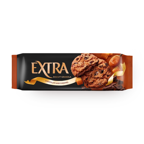 Печенье сдобное Extra гранола шоколад-карамель