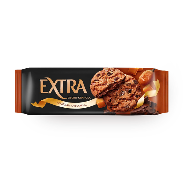 Печенье сдобное Extra гранола шоколад-карамель