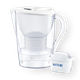 Brita Marella White Pitcher