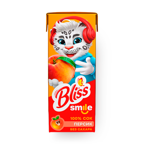 Сок персик-яблоко с мякотью восстановленный Bliss