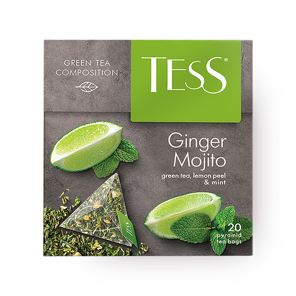 Чай зелёный Tess Mojito в пирамидках