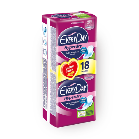 EVERY DAY maxi night panty liners