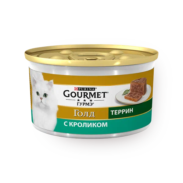 Влажный корм для кошек Gourmet Gold Террин с кроликом