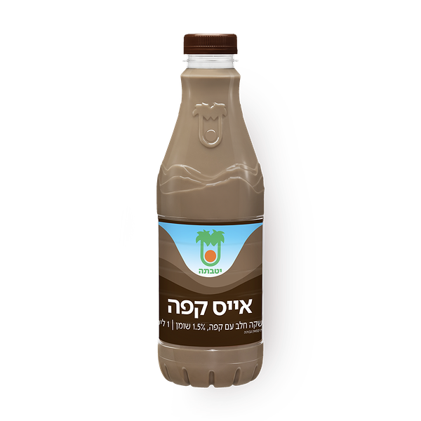 משקה חלב יטבתה בטעם אייס קפה