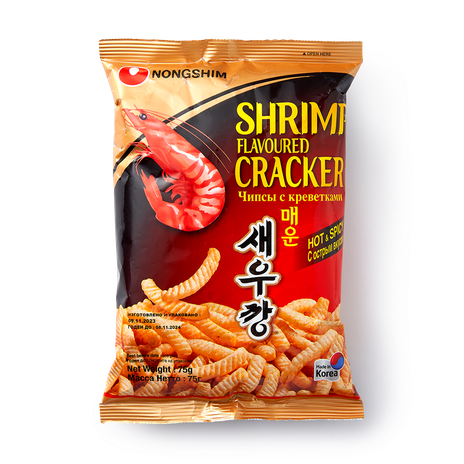 Чипсы креветочные Nongshim острые