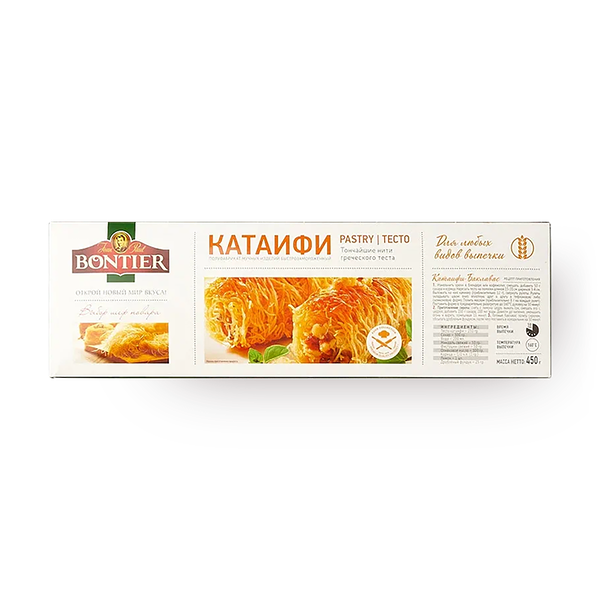 Тесто Катаифи Bontier замороженное