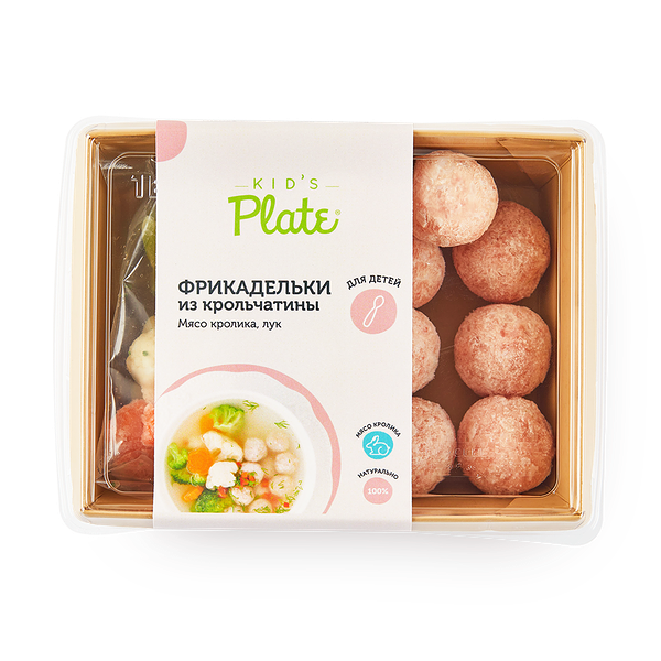 Фрикадельки из кролика Kid’s Plate замороженные
