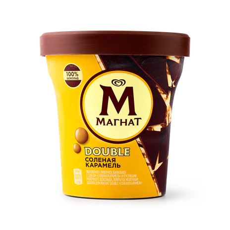 Мороженое Double «Магнат» солёная карамель, 310 г — купить с доставкой ...