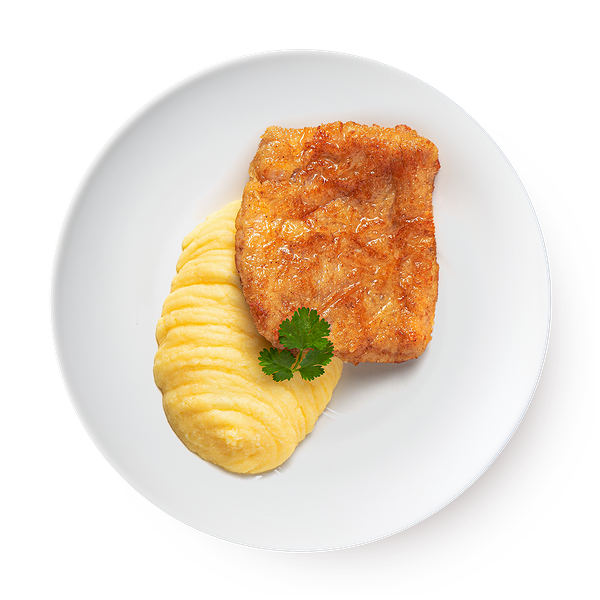 Шницель куриный в яйце с пюре Mazzali
