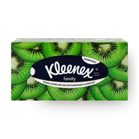 Салфетки Kleenex Family в коробке