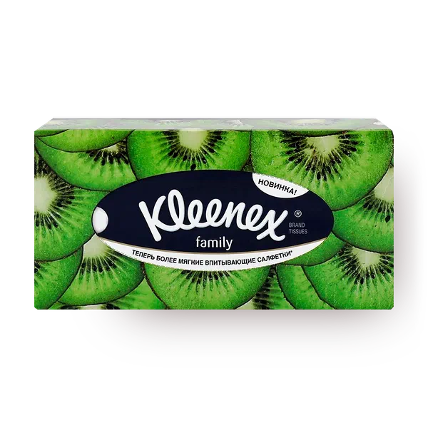 Салфетки Kleenex Family в коробке