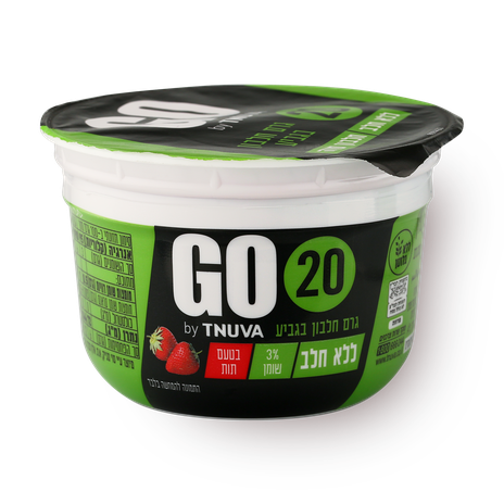 Tnuva Go Protein enriched strawberry soy pudding 3%