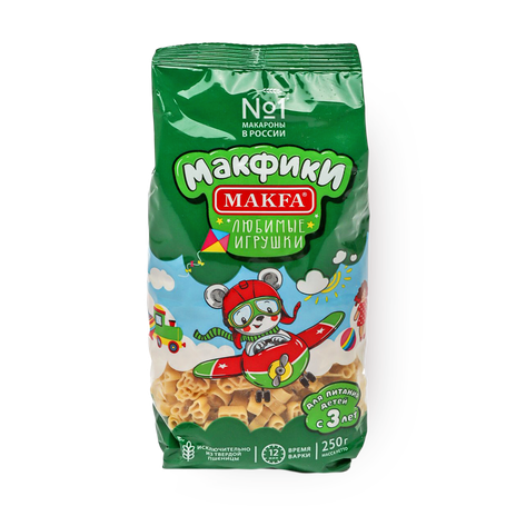 Макароны Макфики Любимые игрушки Makfa