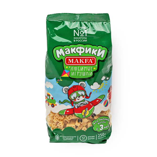 Макароны Макфики Любимые игрушки Makfa