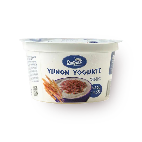 Йогурт греческий «Доброе деревенское утро» со злаками 4,5%