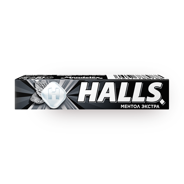 Карамель леденцовая Halls ментол экстра