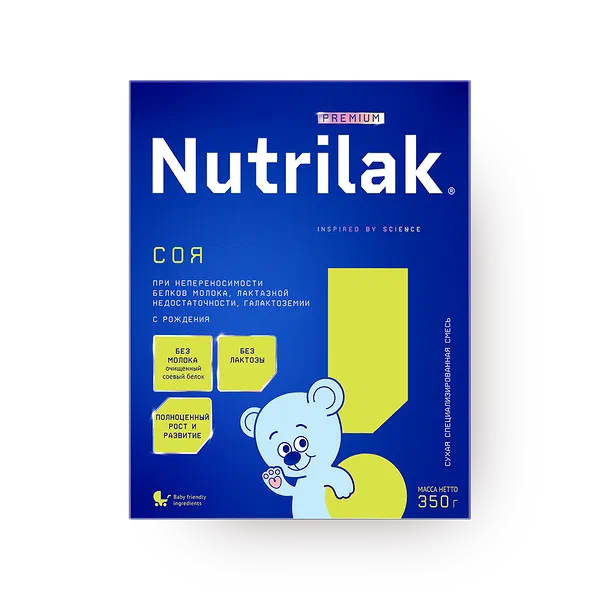 Смесь молочная сухая Nutrilak Premium соя