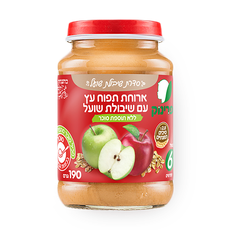 Prinok apple with oats puree jar