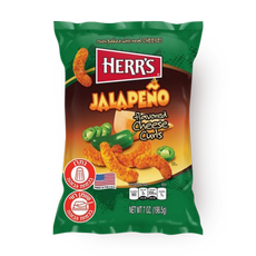 Herr's Jalapeno spicy cheese snack