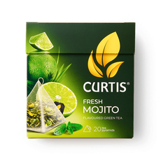 Чай зелёный Fresh Mojito Curtis в пирамидках, 20 шт. — купить с ...