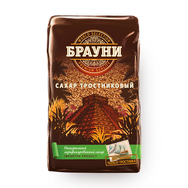 Сахар тростниковый светлый Demerara Gold «Брауни»