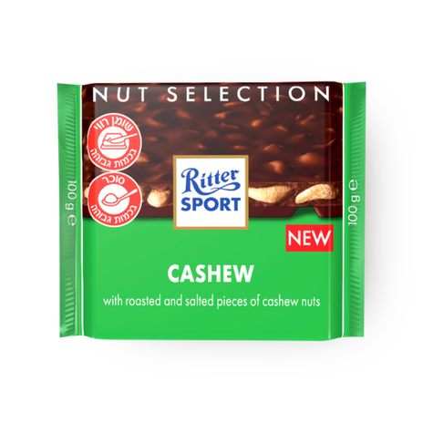 Ritter sport Dark Chocolate & Cashew