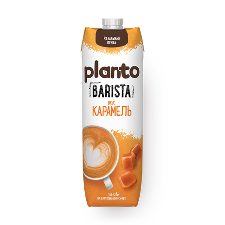 Напиток соевый с миндалём Planto со вкусом карамели