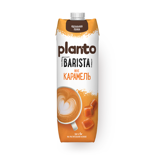 Напиток соевый с миндалём Planto со вкусом карамели