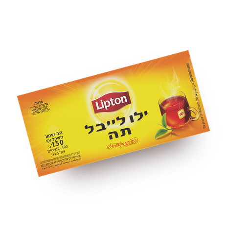 תה ליפטון ילו לייבל שקיקים