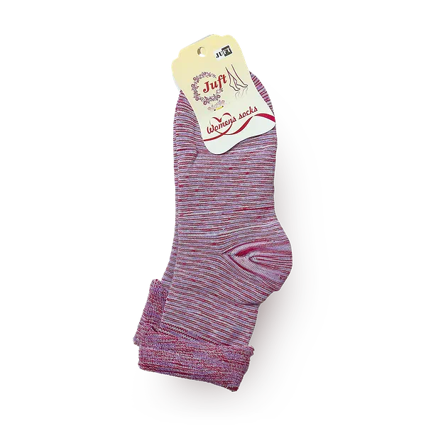 Носки женские зимние Juft бордовый меланж