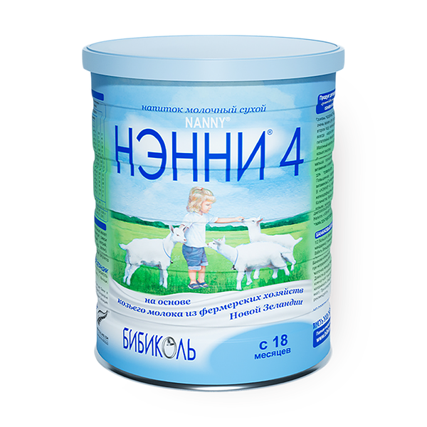 Смесь молочная на козьем молоке сухая «Нэнни» 4 с 18 месяцев