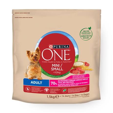 Purina ONE mini adult beef