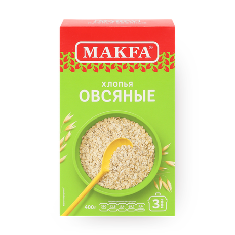 Хлопья овсяные «Макфа»