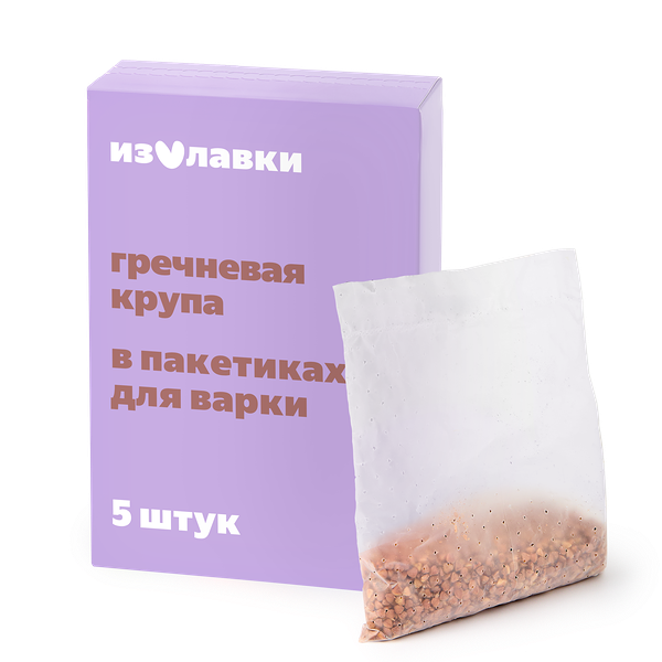 Крупа гречневая ядрица «Из Лавки» в пакетах для варки 5 шт.