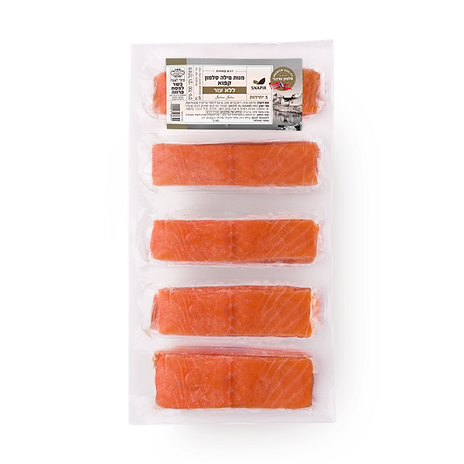 Salmon fillet dishes without skin frozen
