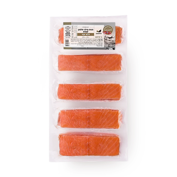 Salmon fillet dishes without skin frozen