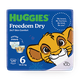 Huggies Freedom Dry diapers, size 6