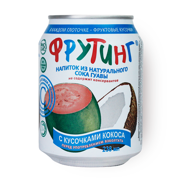 Напиток Гуава Fruiting с мякотью кокоса