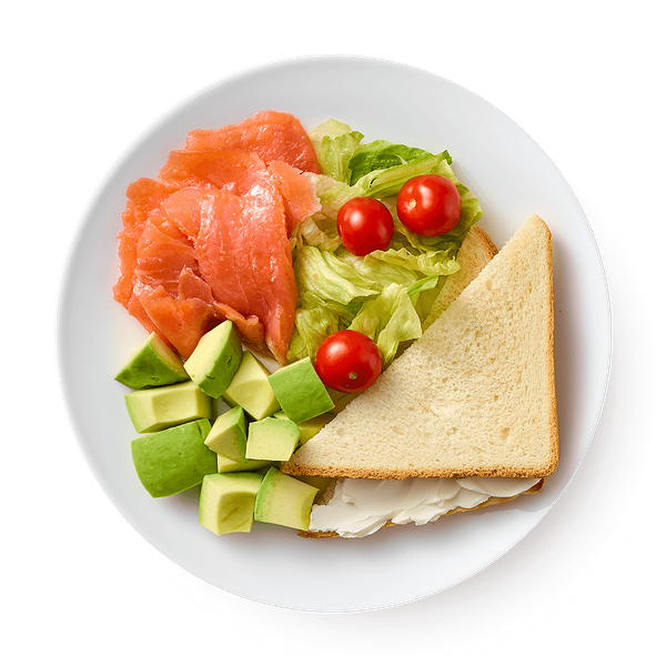 Завтрак с красной рыбой и авокадо «Из Лавки»